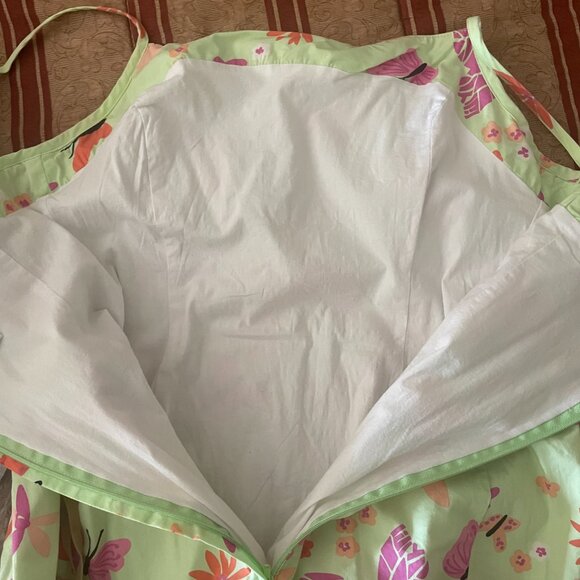 Lilly Pulitzer spaghetti strap dress. Butterfly Theme Size 4 Cotton - Picture 4 of 9